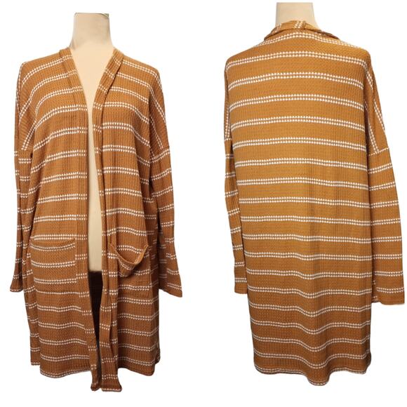 BETSEYS BOUTIQUE SHOP Cozy Casual Thermal Coverup Cardigan XL - Picture 1 of 8